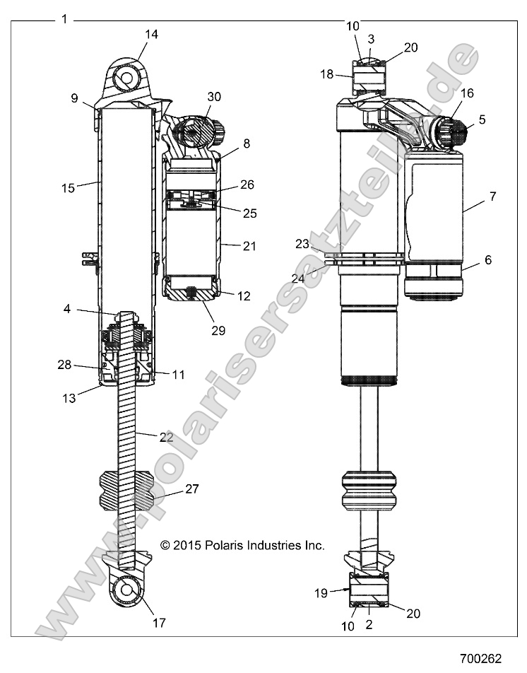Suspension, Front Shock Internals
