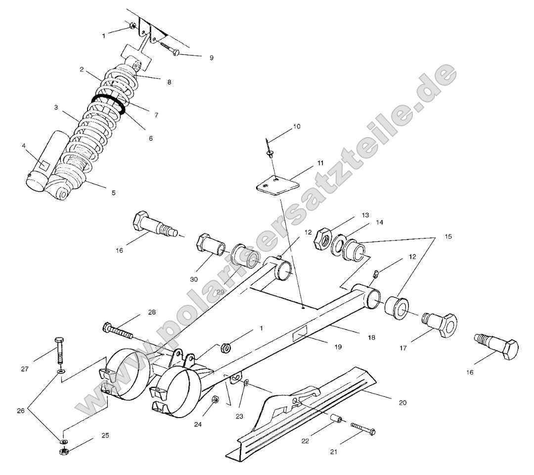 Swing Arm/Shock Mounting
