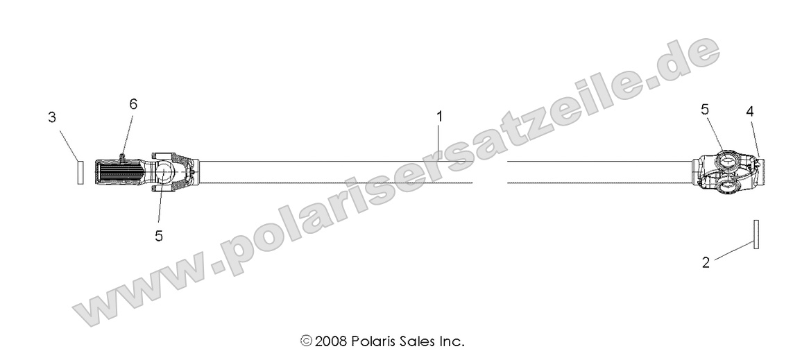 DRIVE TRAIN, FRONT PROP SHAFT