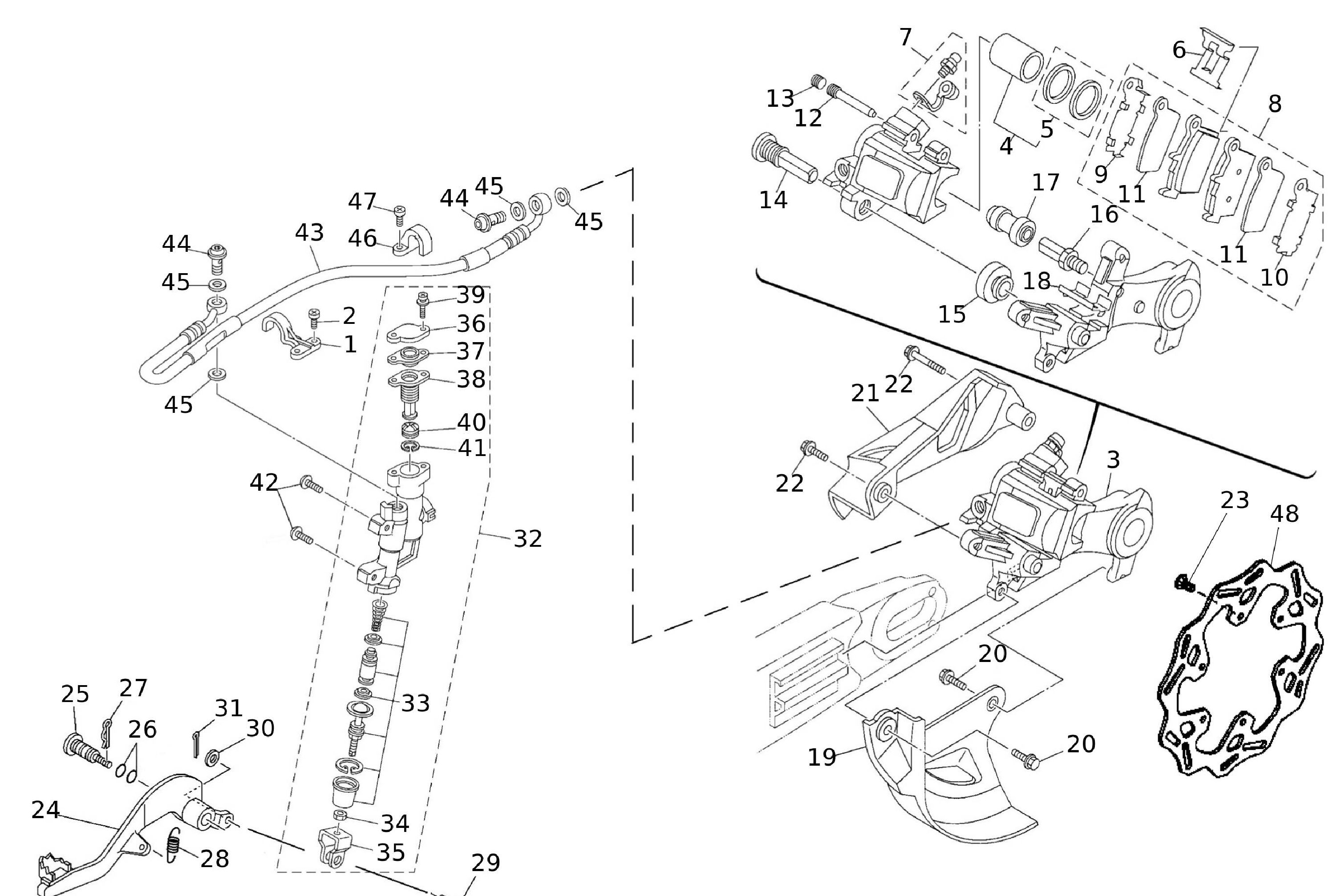 Bremssystem hinten Bremssystem hinten
