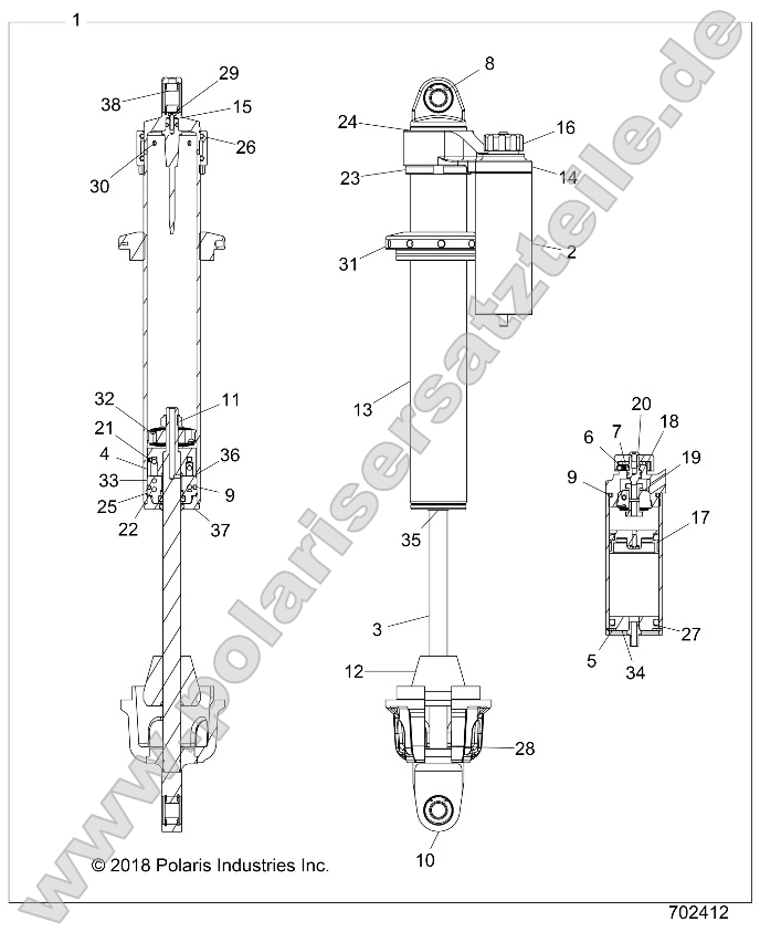 Suspension, Front Shock Internals