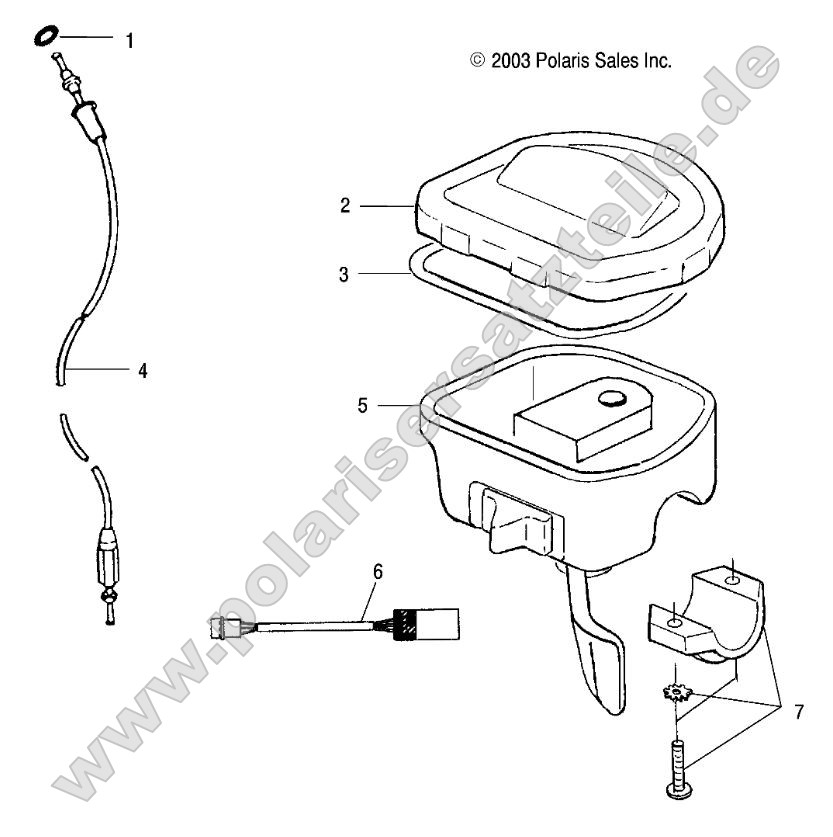 Controls - Throttle Asm./Cable