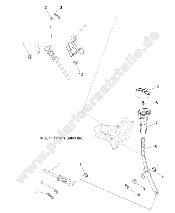 DRIVE TRAIN, GEAR SELECTOR