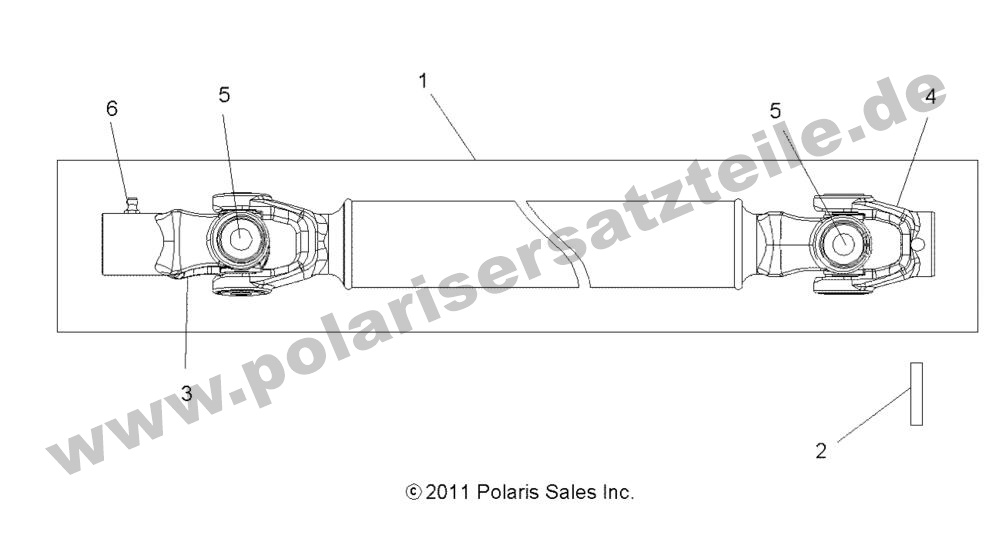 DRIVE TRAIN, FRONT PROP SHAFT