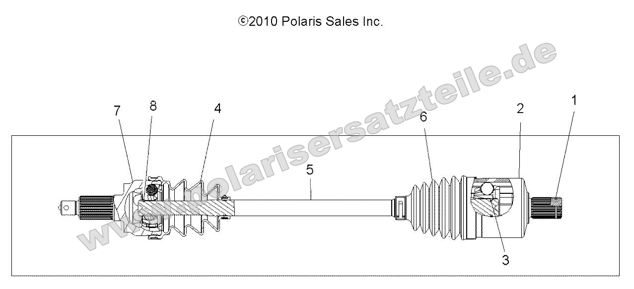 Drive Train, Drive Shaft, Front