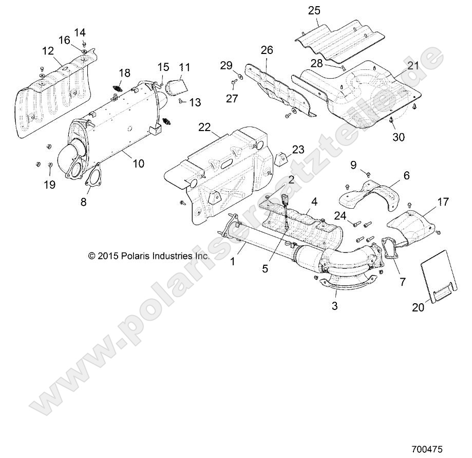 ENGINE, EXHAUST SYSTEM