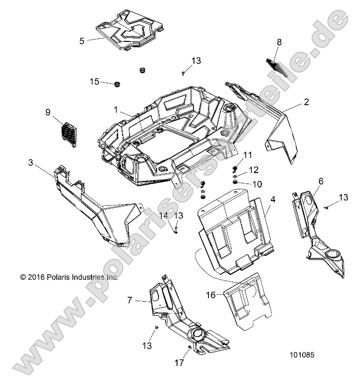 Body, Rear Rack and Fenders