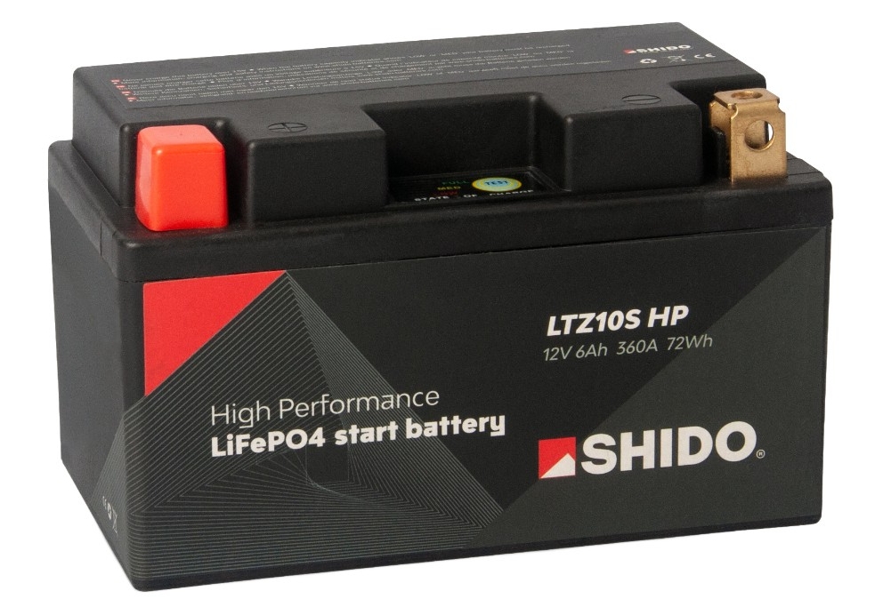Shido LTZ10S HP Lithium Ionen Batterie 12V LiFePO4 (YTZ10S BTZ10S) Shido LTZ10S HP Lithium Ionen Batterie 12V LiFePO4 (YTZ10S BTZ10S)