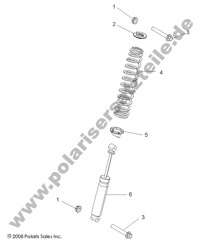 SUSPENSION, FRONT SHOCK MOUNTING