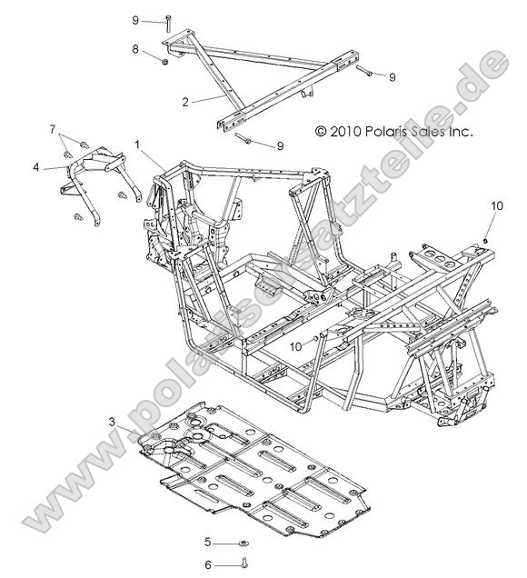 CHASSIS, MAIN FRAME and SKID PLATE