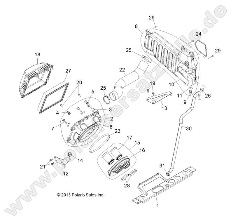 ENGINE, AIR INTAKE SYSTEM