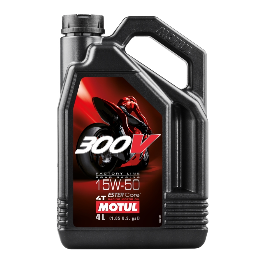 Motul_300_V_FL_Motoroel_15W50_4_Liter_110100 Motul Motoröl 300V 4T Factory Line Road Racing 15W50 - 4 Liter