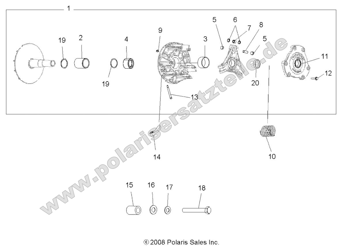 Drive Train, Primary Clutch