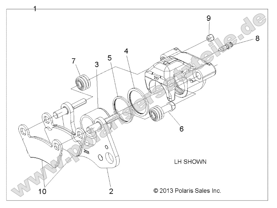 Brakes, Caliper, Front