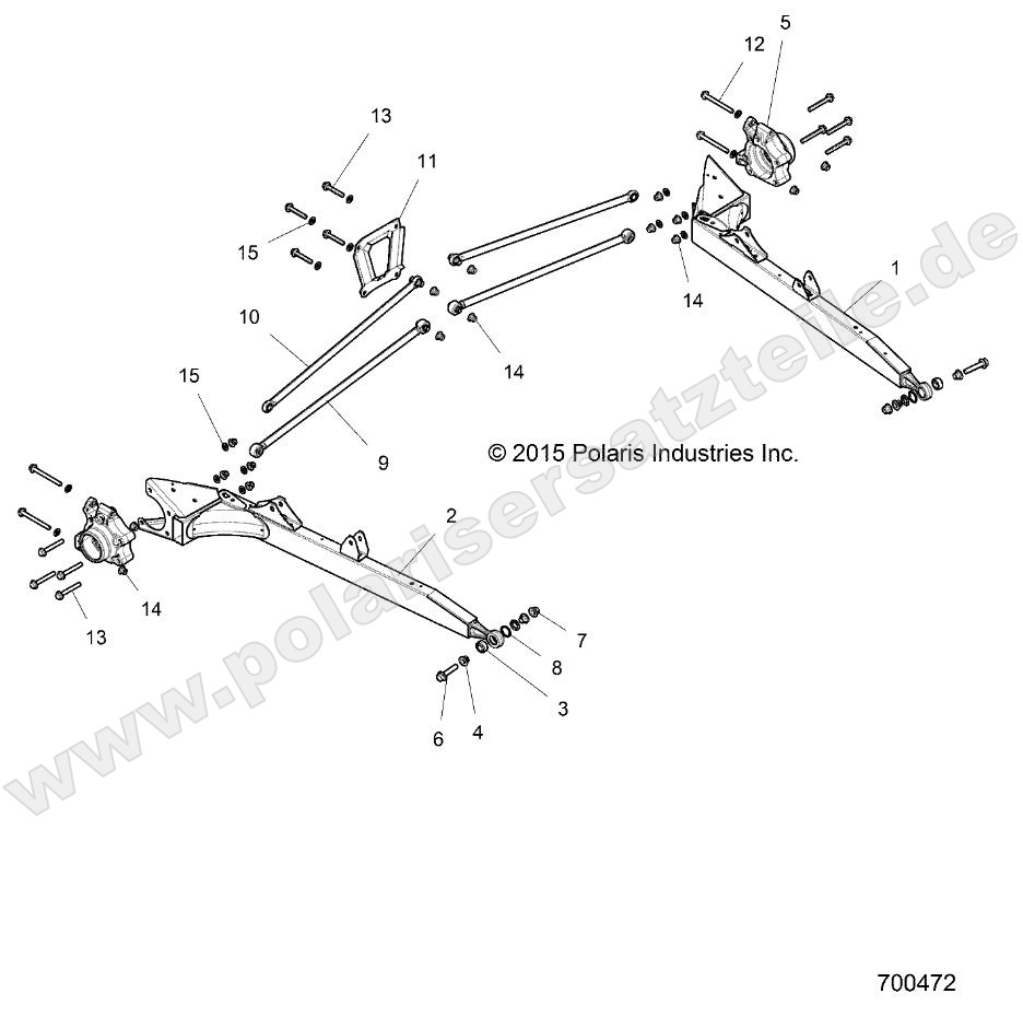 SUSPENSION, REAR CONTROL ARMS