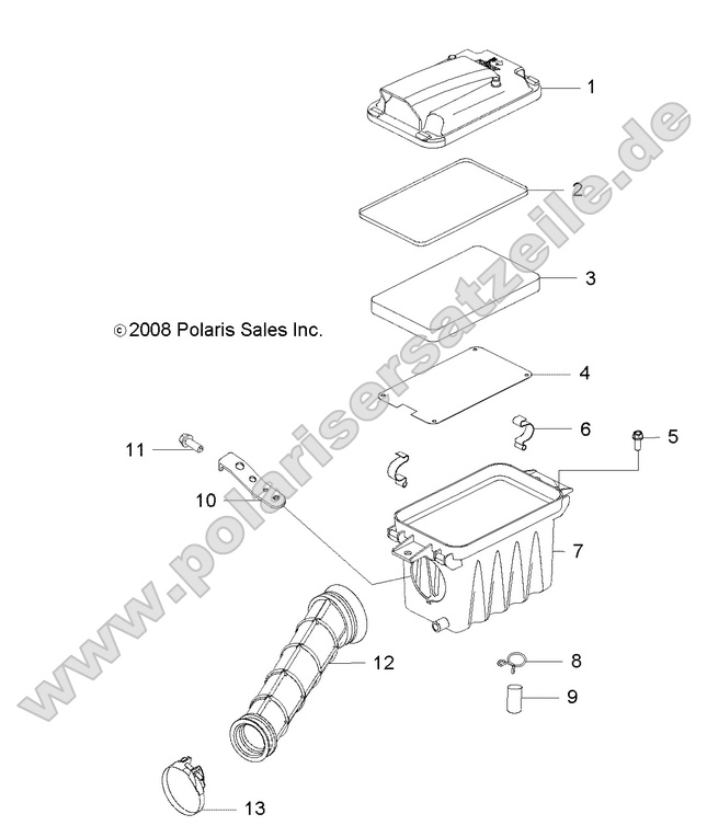engine air intake system