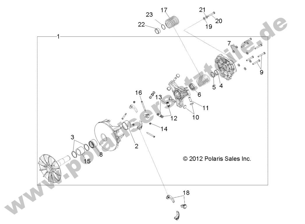 DRIVE TRAIN, PRIMARY CLUTCH