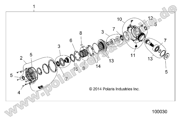Drive Train, Front Gearcase Internals (to 1/4/16)