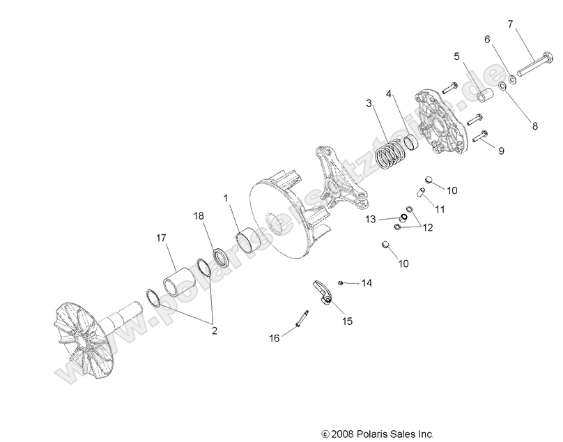 DRIVE TRAIN, PRIMARY CLUTCH