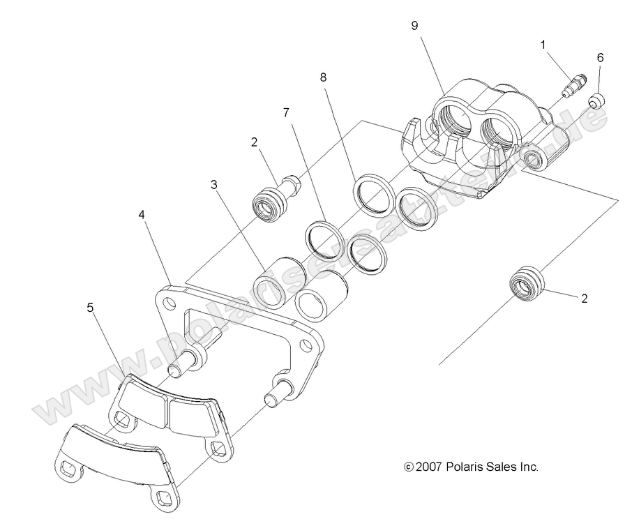 BRAKES, FRONT CALIPER