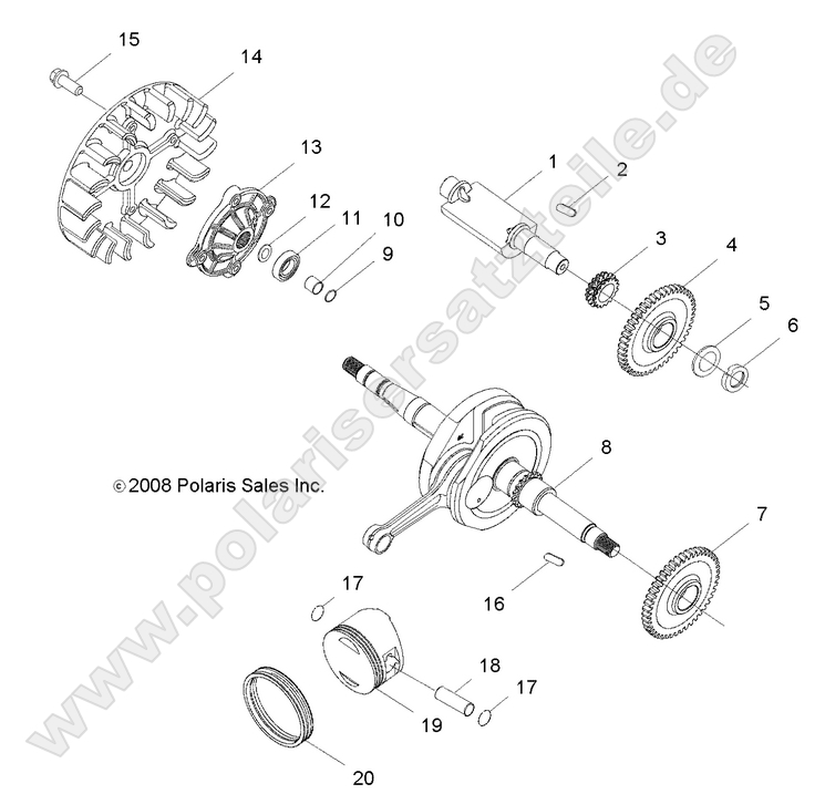 ENGINE, CRANKSHAFT and PISTON