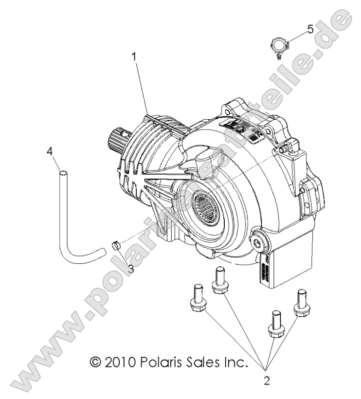 DRIVE TRAIN, FRONT GEARCASE