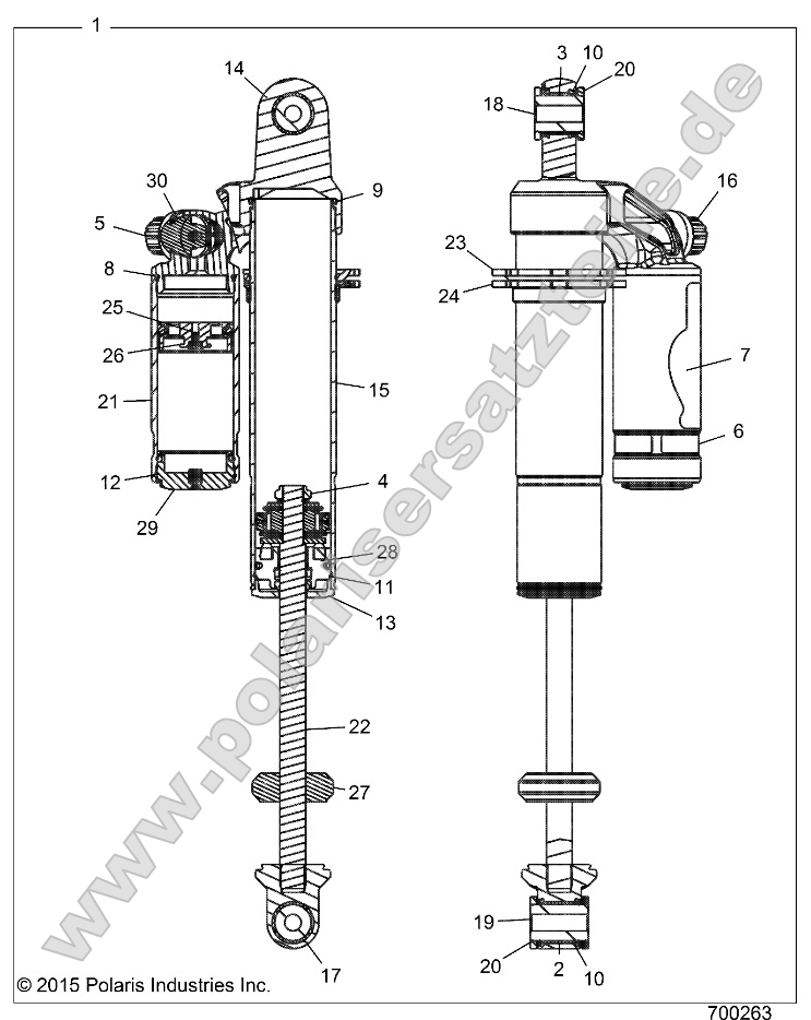 Suspension, Rear Shock Internals