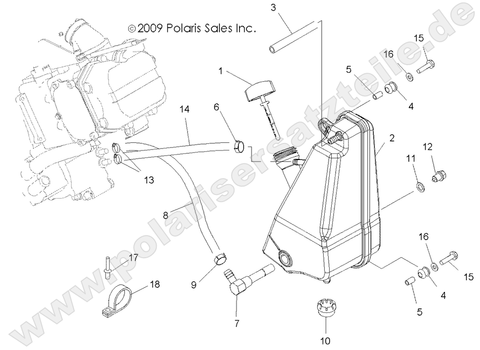 ENGINE, OIL SYSTEM and OIL TANK