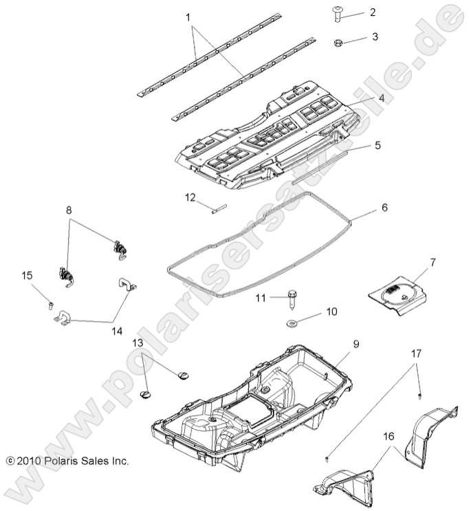 BODY, FRONT STORAGE BOX