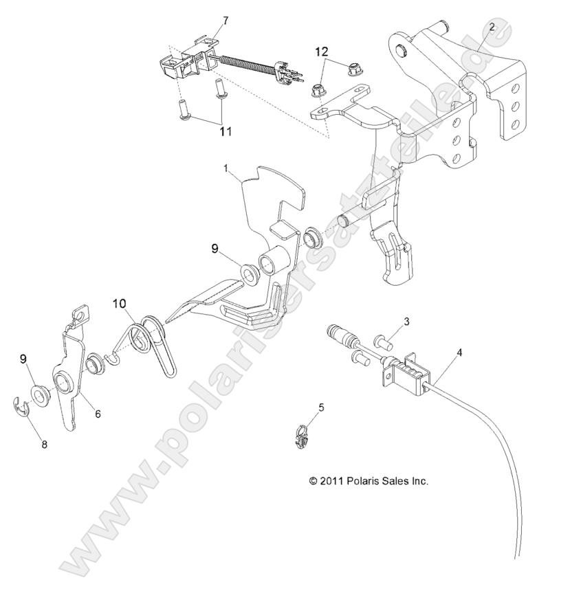 ENGINE, THROTTLE PEDAL