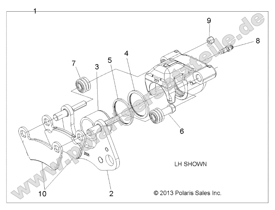 Brakes, Caliper, Front