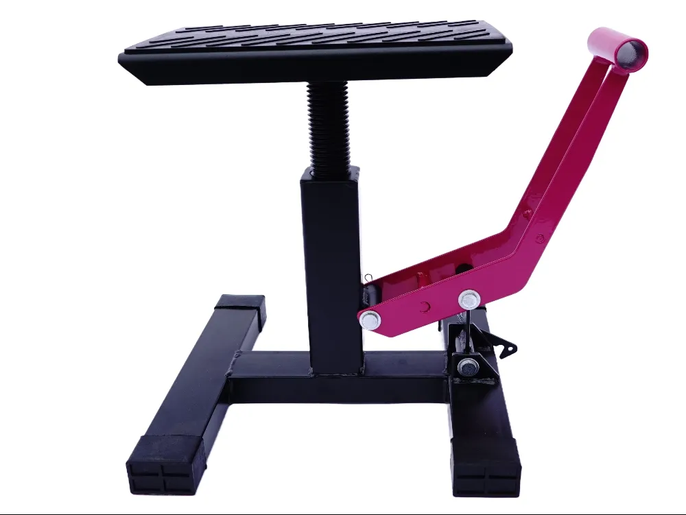 TMP Motocross & Enduro Hubständer Factory / MX Montageständer - schwarz-pink