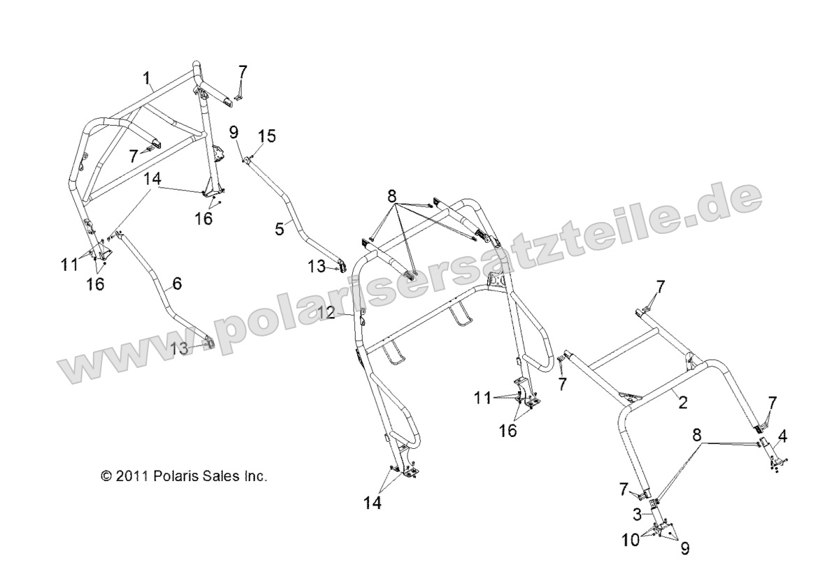 CHASSIS, CAB FRAME and SIDE BARS