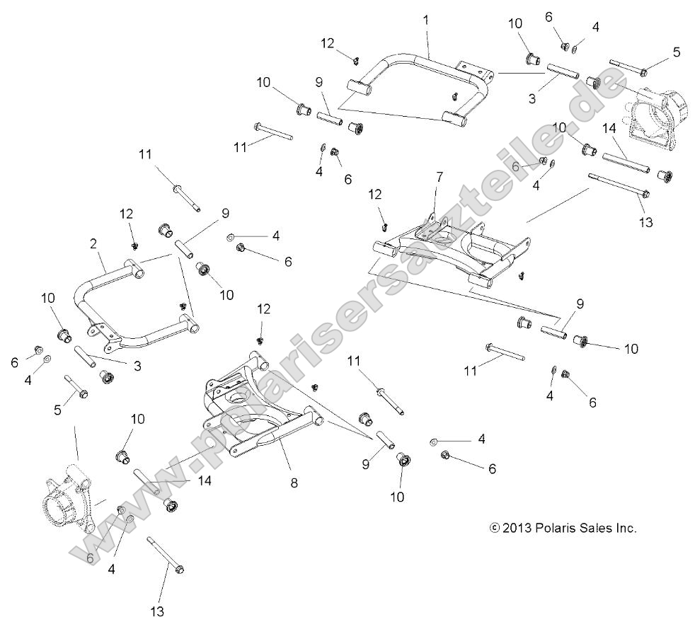 Suspension, Rear Control Arms