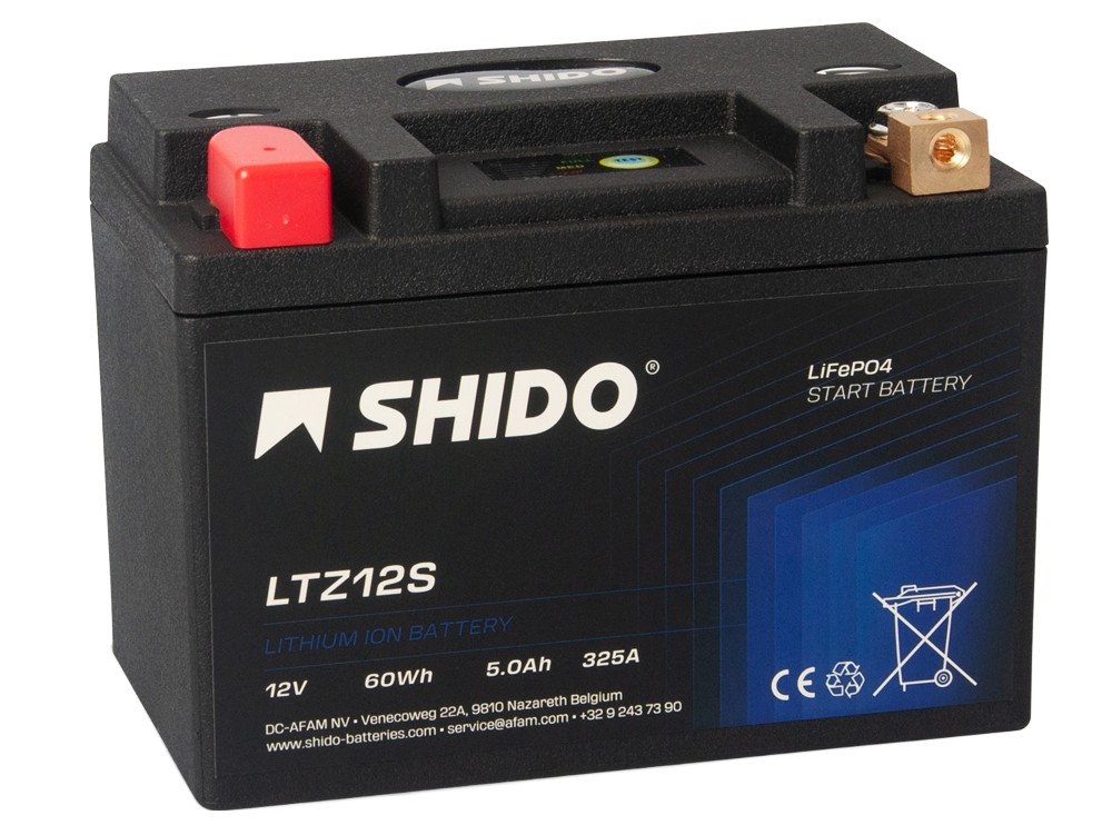 Shido LTZ12S Lithium Ionen Batterie 12V LiFePO4 (YTZ12S NTZ12S BTZ12S)