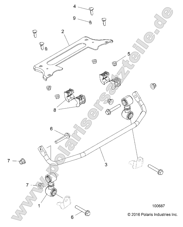 Suspension, Stabilizer Bar, Front