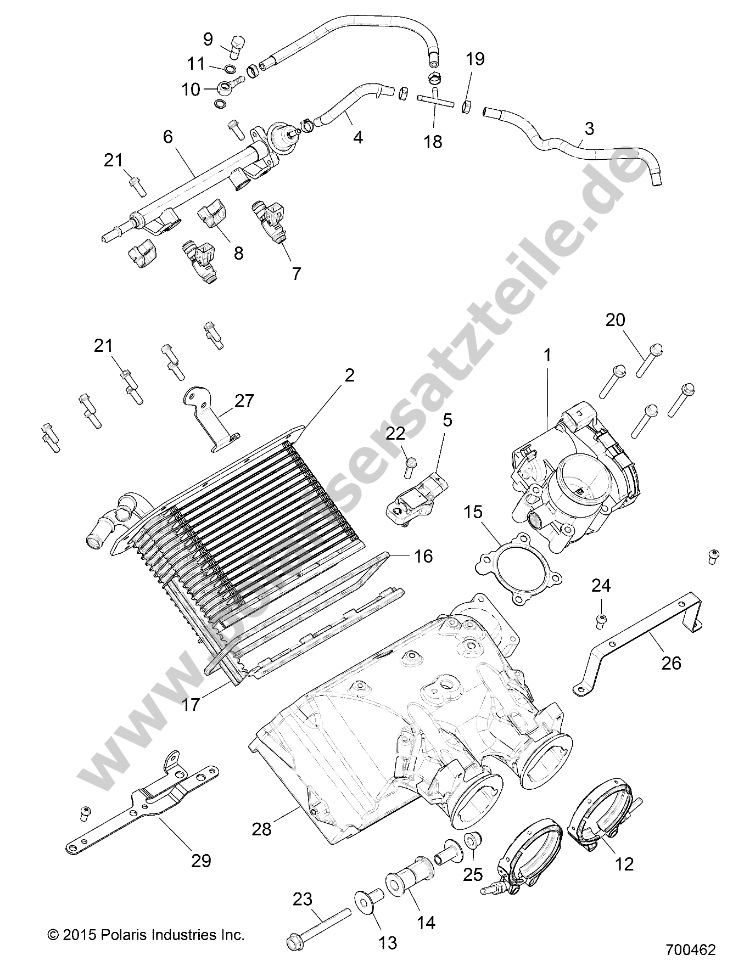 ENGINE, AIR INTAKE MANIFOLD