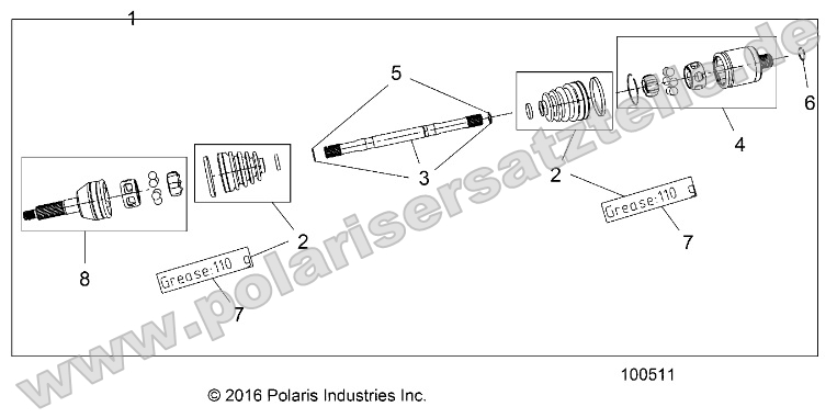 Drive Train, Rear Half Shaft (from 4/26/16)
