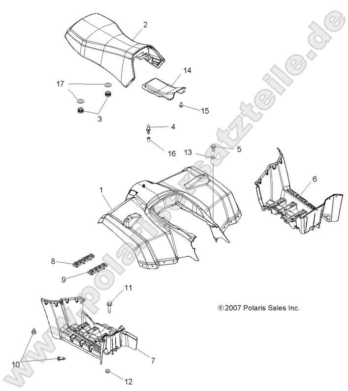 BODY, REAR CAB and SEAT