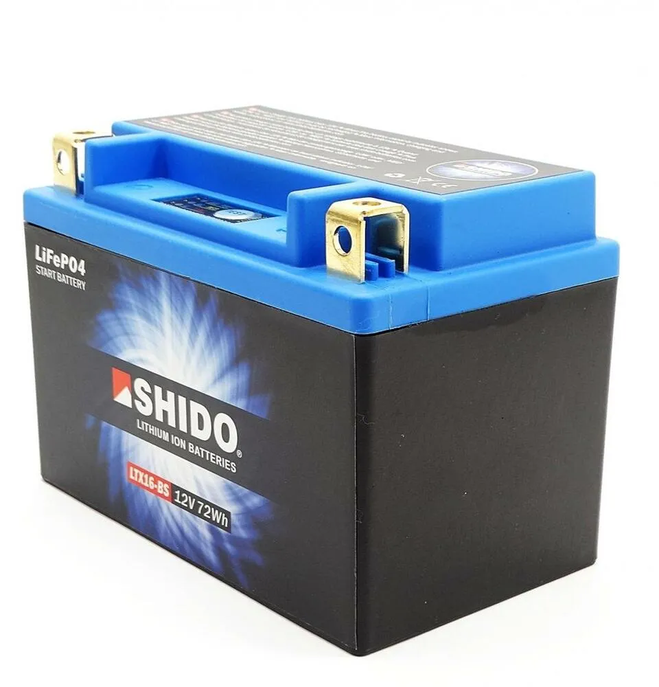 Shido LTX16-BS Lithium Ionen Batterie 12V LiFePO4 (YTX16-BS)