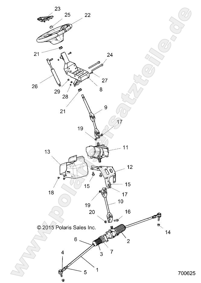 STEERING, STEERING ASM