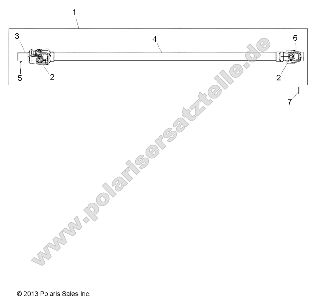 Drive Train, Front Prop Shaft