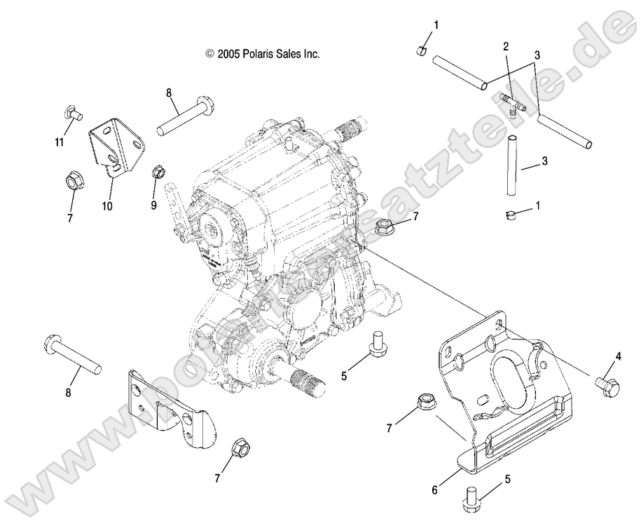 TRANSMISSION, MOUNTING
