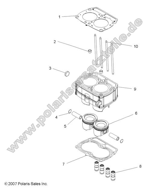 ENGINE, PISTON and CYLINDER