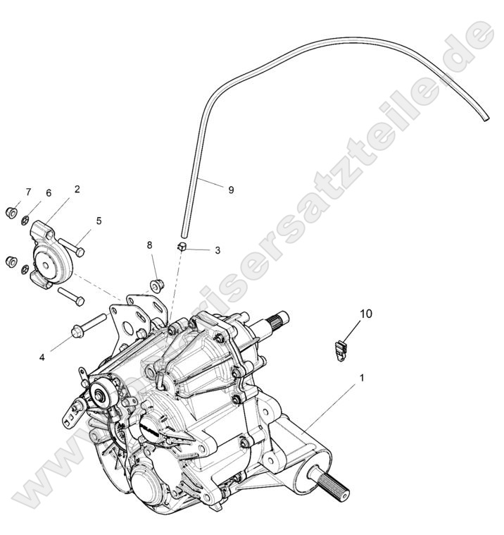 DRIVE TRAIN, MAIN GEARCASE MOUNTING