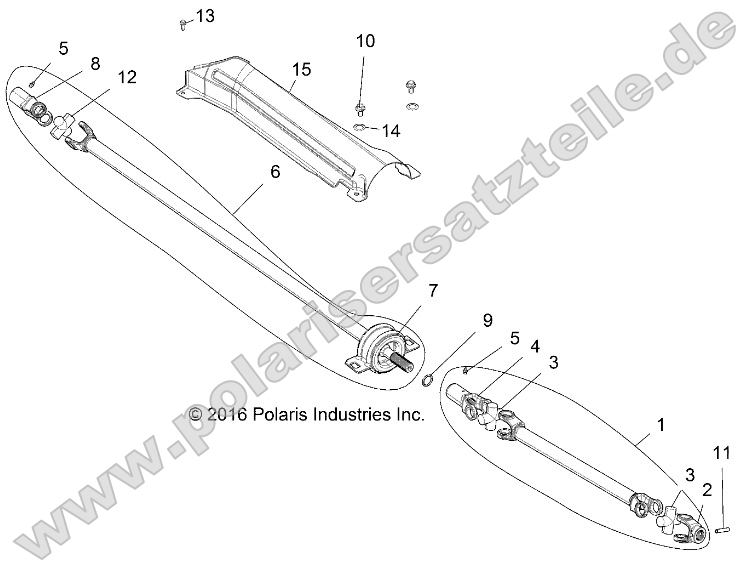 Drive Train, Front Prop Shaft