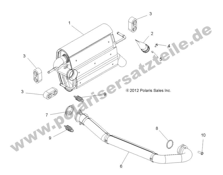 ENGINE, EXHAUST SYSTEM