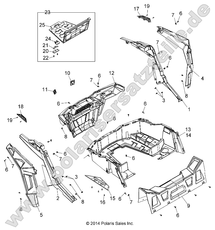 Body, Rear Rack and Fenders