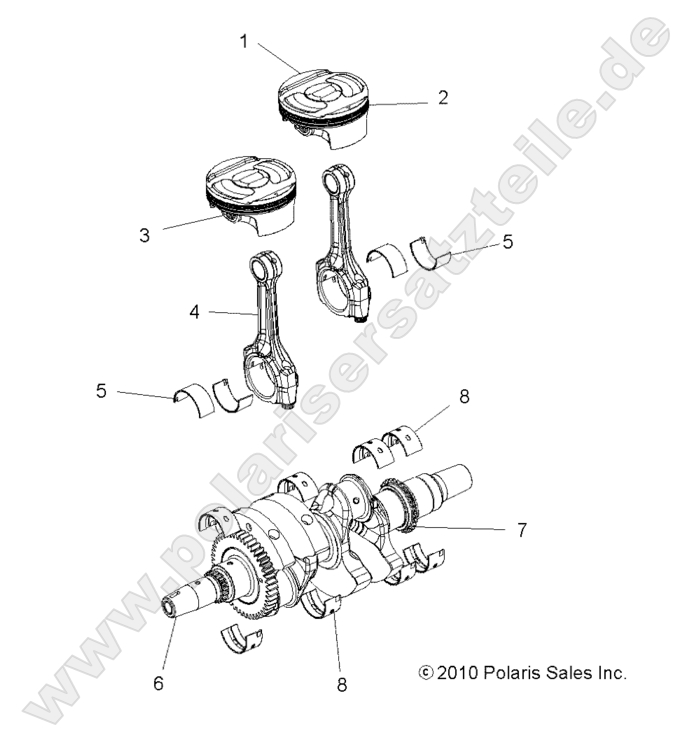 ENGINE, CRANKSHAFT and PISTON