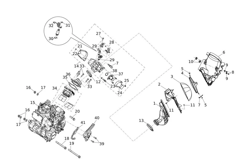 XE300MY24-Einlass Einlasssystem / Luftfilter